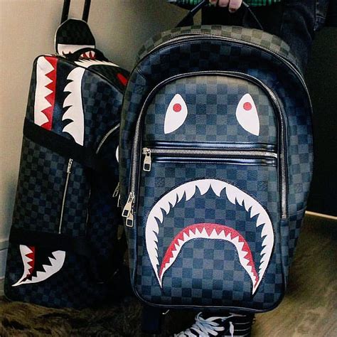 sprayground backpack louis vuitton